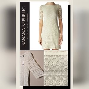 Banana Republic, Lace Sheath Dress, Size 4, NWT $110